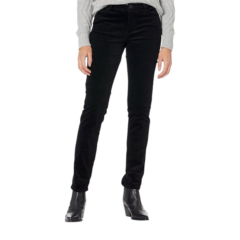 KUT from the Kloth Catherine Boyfriend Corduroy Black Women's Size 8 P